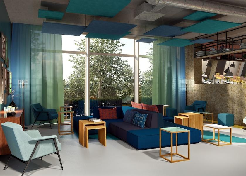 Bavaria Augsburg Lobby sitting area