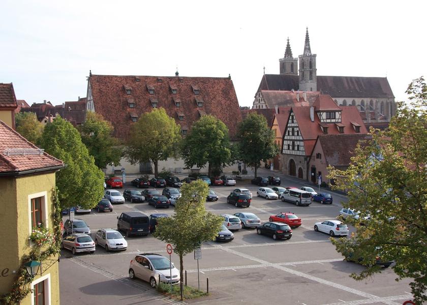 Bavaria Rothenburg ob der Tauber View from property