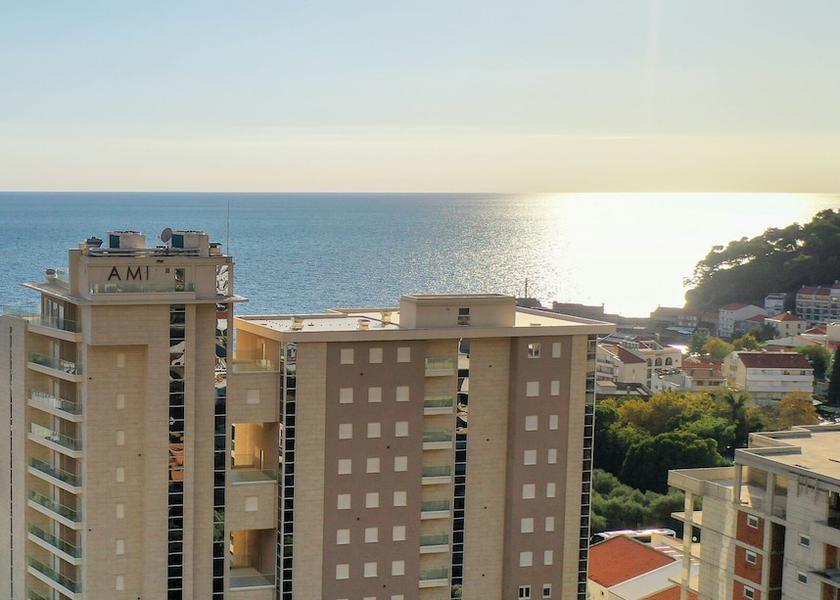 Budva Municipality Petrovac City view from property