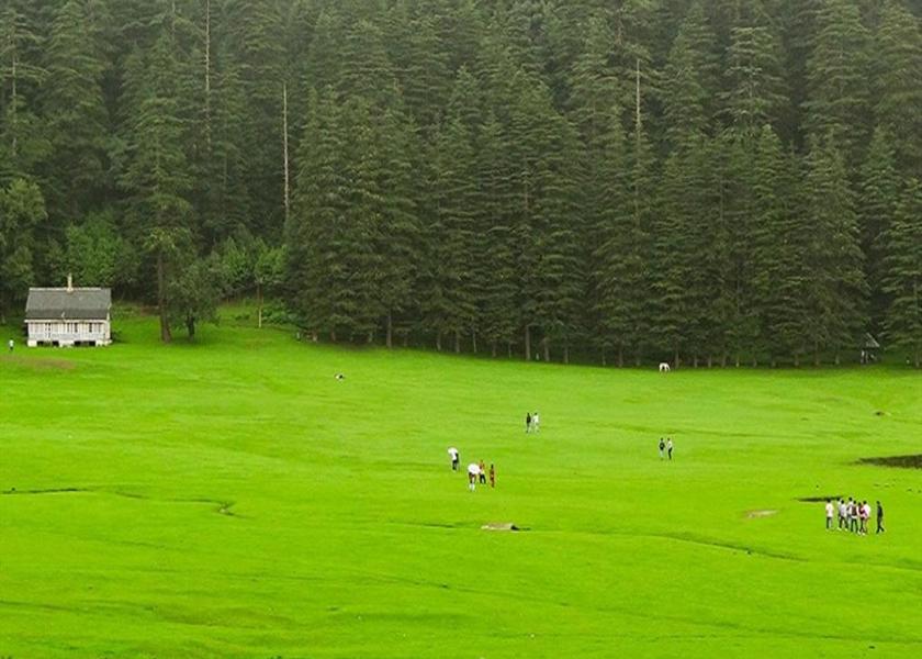 Himachal Pradesh Khajjiar Hotel View