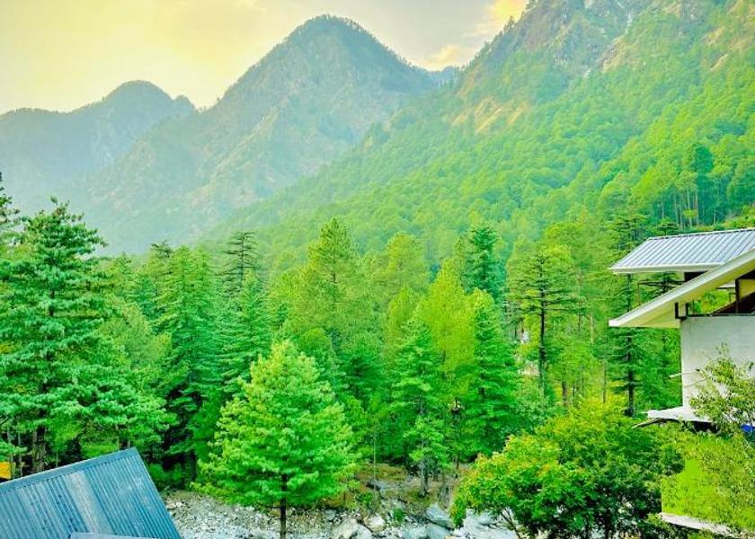Himachal Pradesh Kasol Hotel View