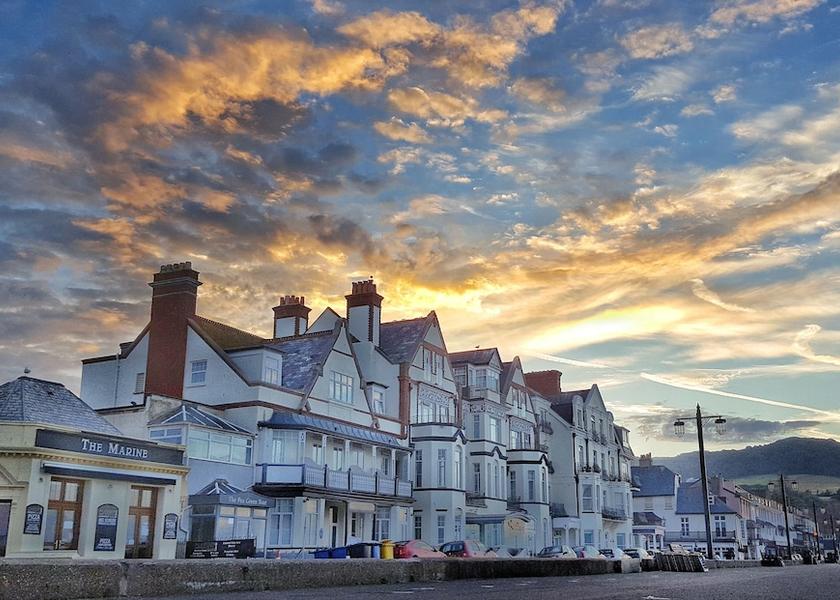 England Sidmouth Exterior Detail