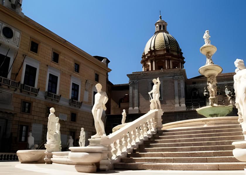 Sicily Palermo exterior view