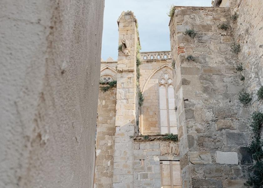 Catalonia Castello d'Empuries Exterior Detail