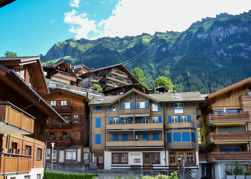 Canton of Bern Lauterbrunnen View from room