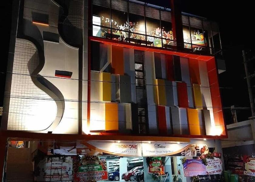 East Java Tulungagung Front of property - evening/night