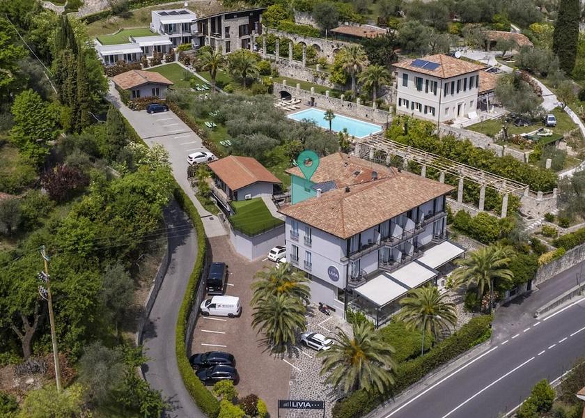 Lombardy Gargnano Aerial View