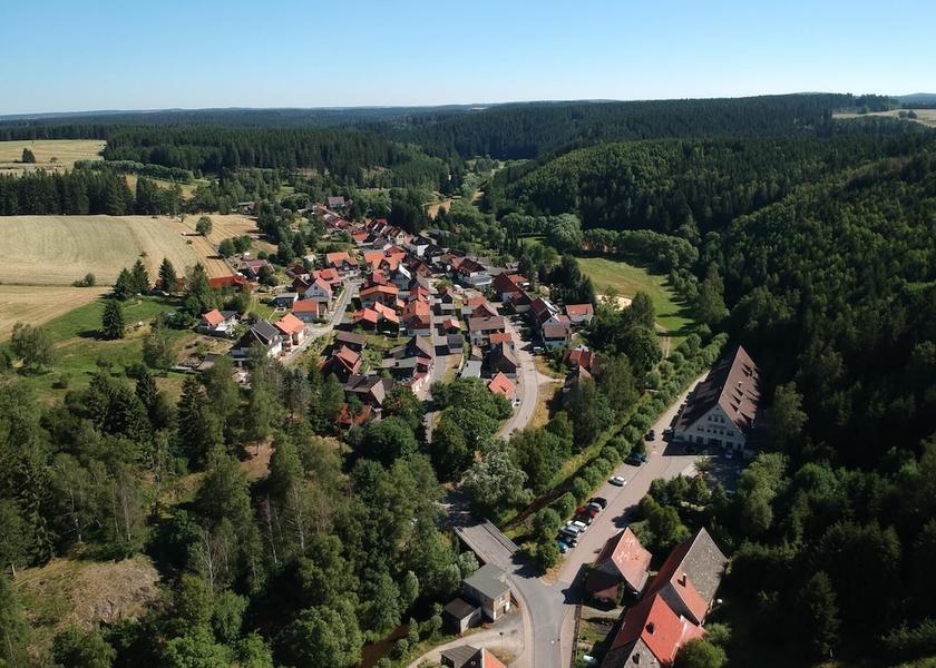 Saxony-Anhalt Oberharz am Brocken Aerial View