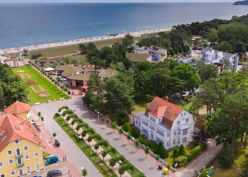 Mecklenburg-West Pomerania Ostseebad Baabe Aerial View