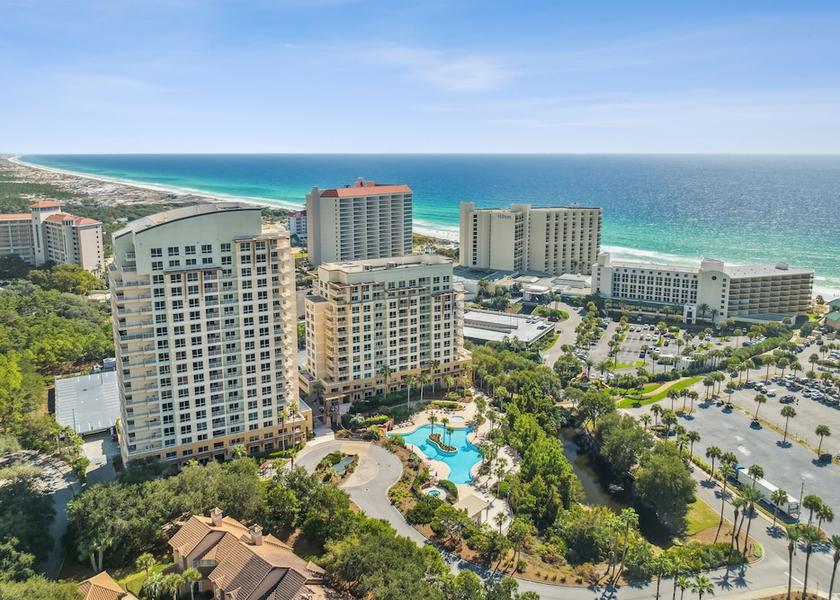 Florida Miramar Beach Aerial View