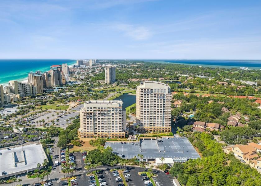 Florida Miramar Beach Aerial View