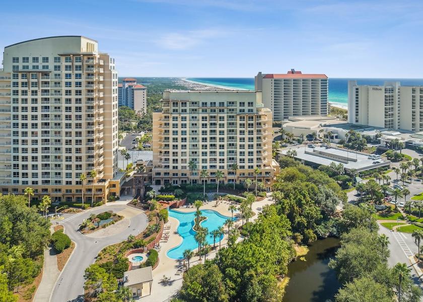 Florida Miramar Beach Aerial View