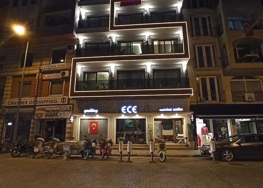 Mugla Fethiye Front of property - evening/night