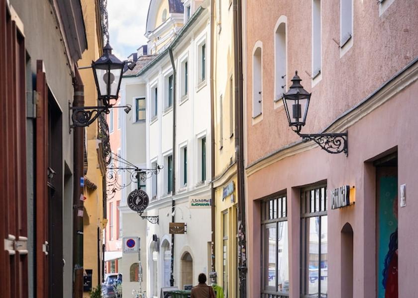 Bavaria Regensburg City view from property