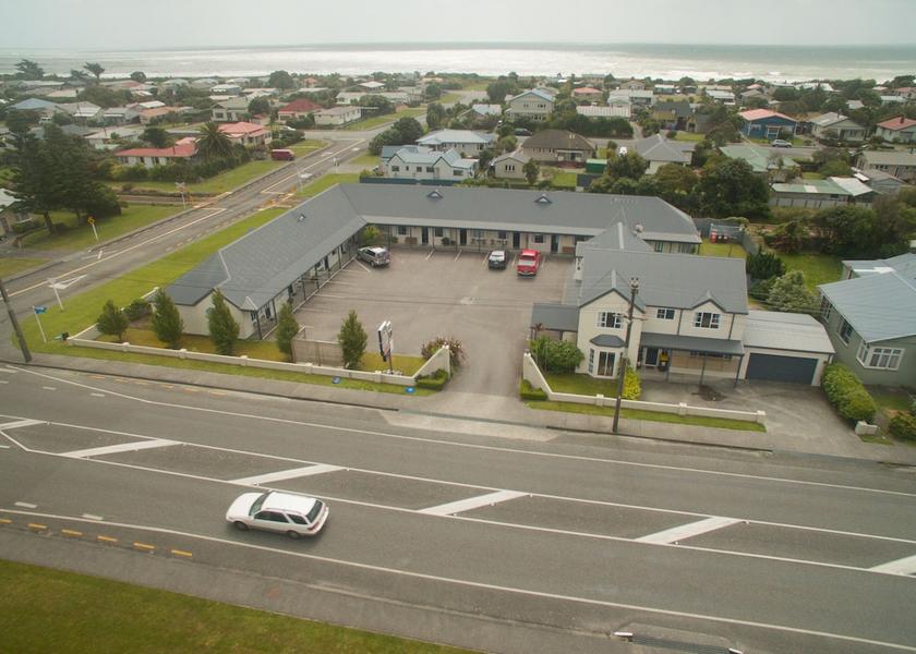 West Coast Hokitika Aerial view