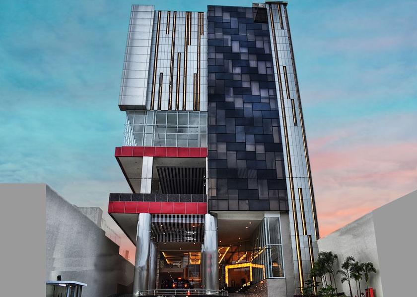 West Java Tasikmalaya Front of property - evening/night