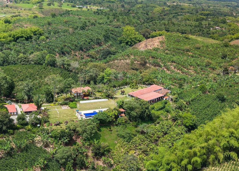 Quindio Montenegro Aerial View