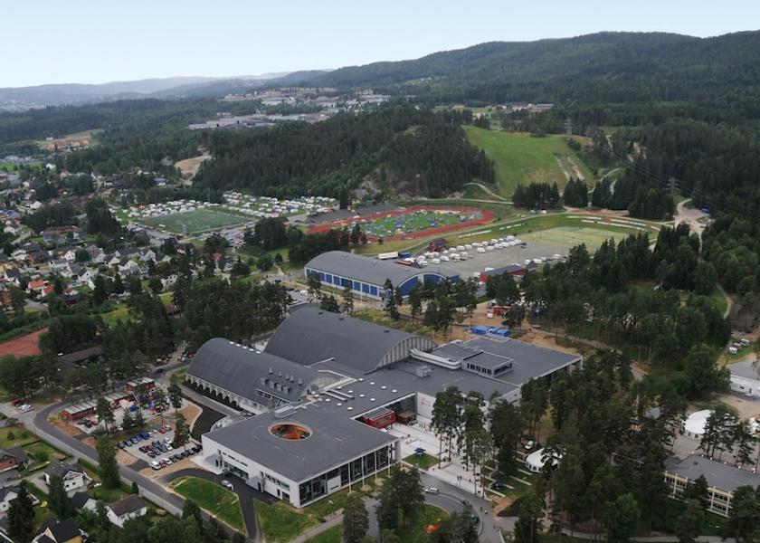 Telemark (county) Skien Aerial View