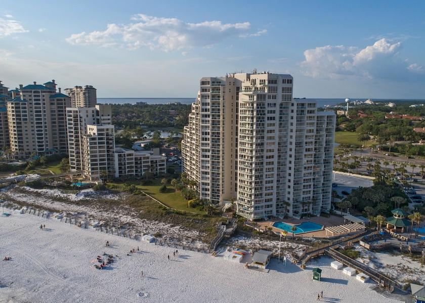 Florida Miramar Beach Aerial View