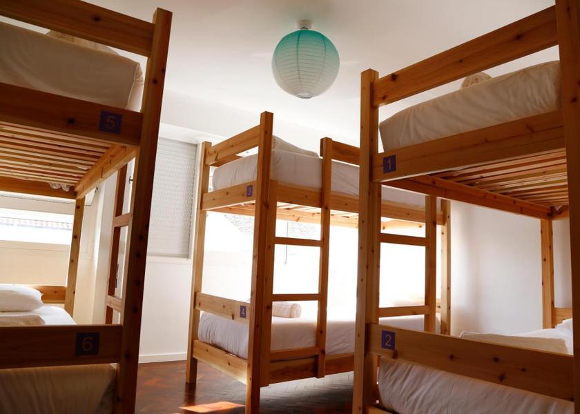Azores Ponta Delgada Bed in 6-Bed Mixed Dormitory Room