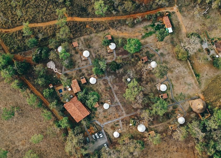Santander Barichara Aerial View