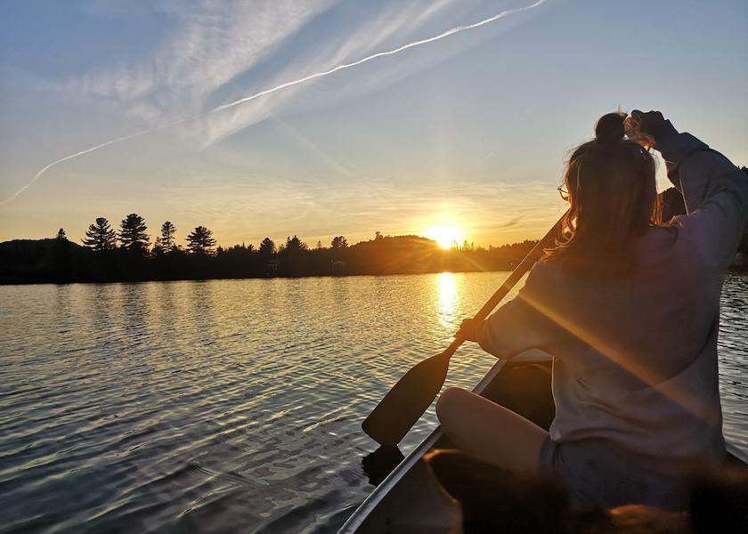 Quebec Val David Boating
