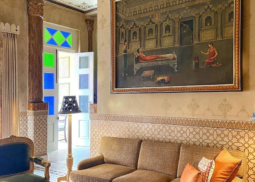 Rajasthan Bikaner Living area