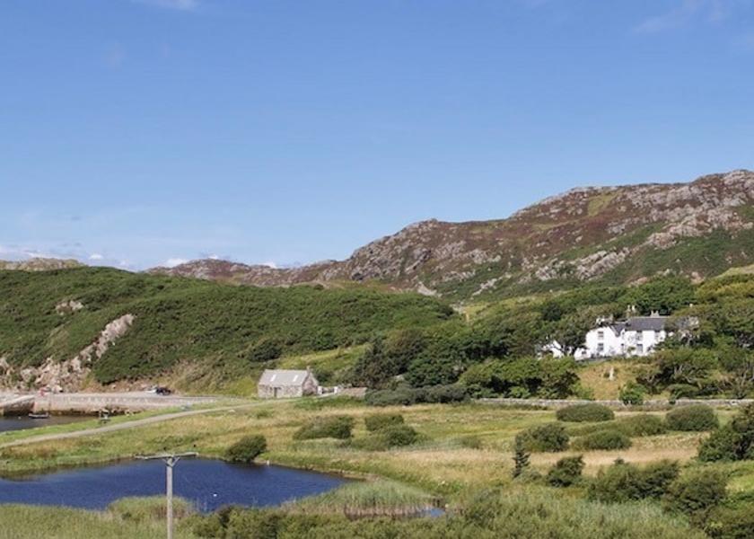 Scotland Lairg Aerial View