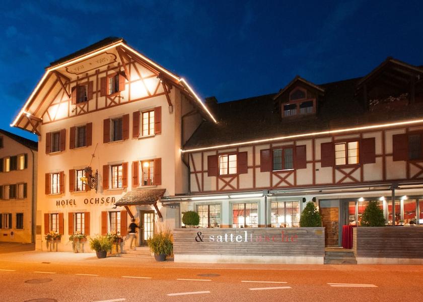 Canton of Aargau Lenzburg Front of property - evening/night