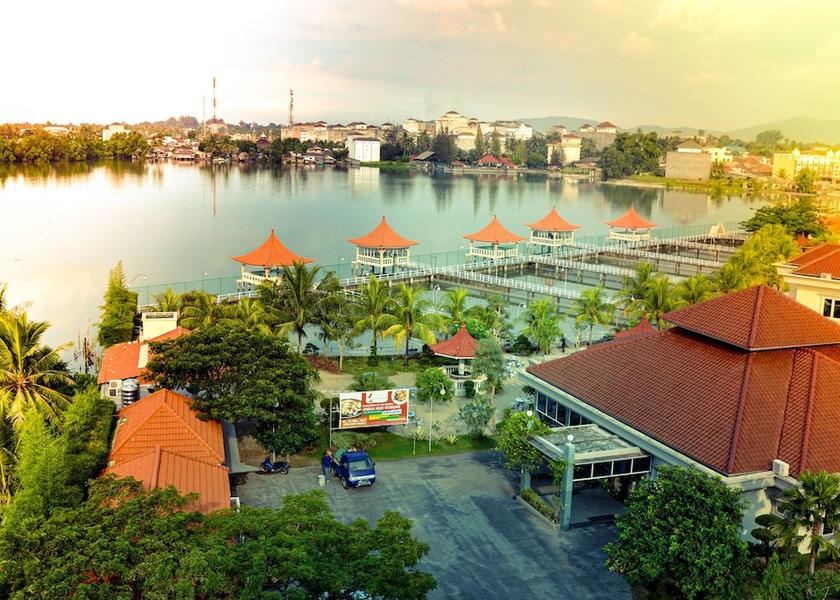Bangka Belitung Islands Sungai Liat Aerial view