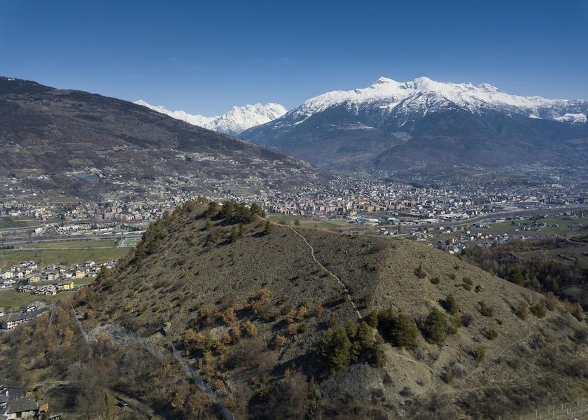Valle d'Aosta Gressan View from Property
