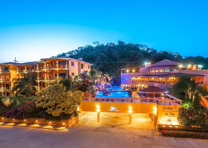 Bay Islands Roatan Front of property - evening/night