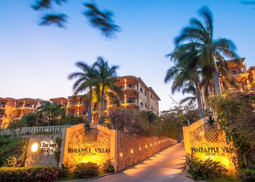 Bay Islands Roatan Front of property - evening/night