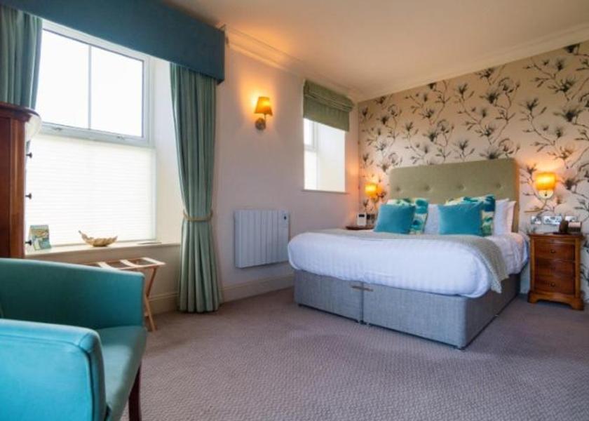 England Helston Double or Twin Room with Side Sea View