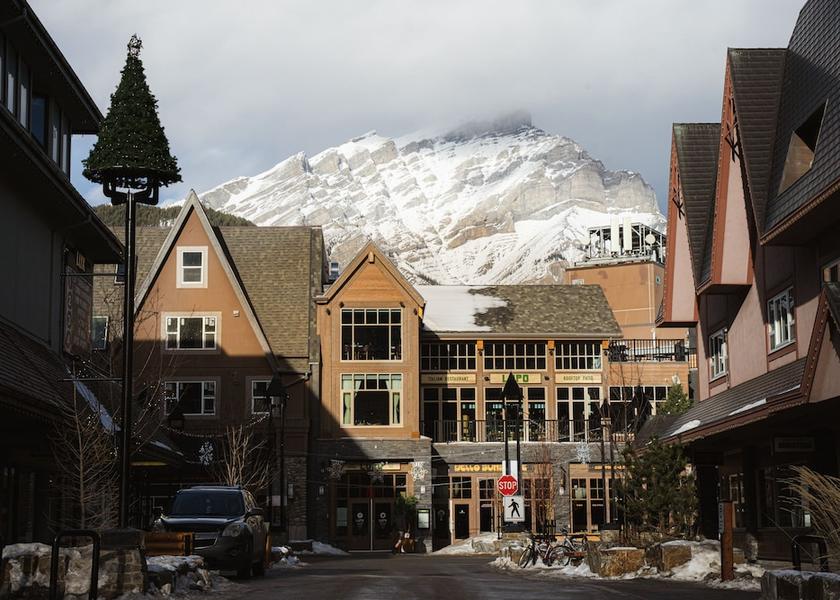 Alberta Banff Exterior Detail