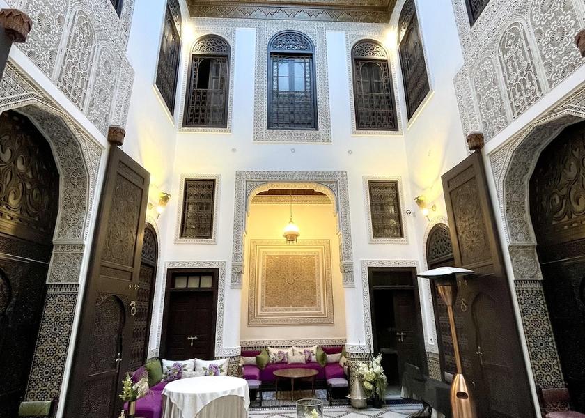Fès-Meknès Fes Lobby sitting area
