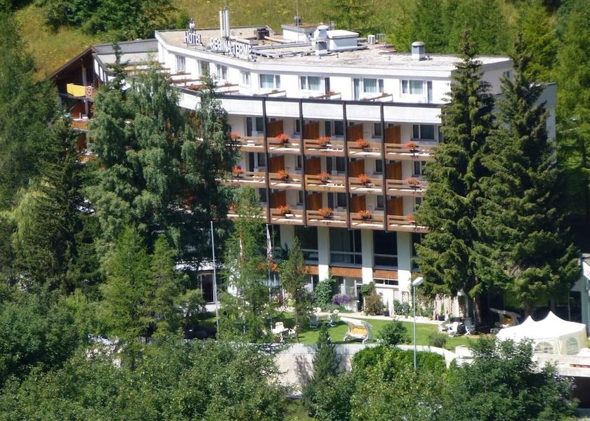 Valais Leukerbad Facade