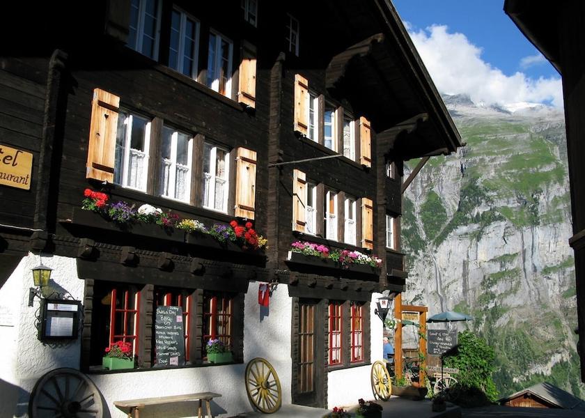 Canton of Bern Lauterbrunnen Facade