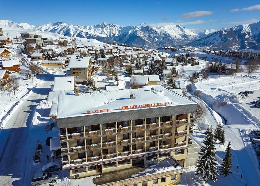 Auvergne-Rhone-Alpes Fontcouverte-la-Toussuire Aerial View