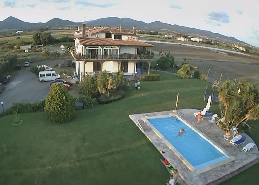 Lazio Cerveteri Aerial View