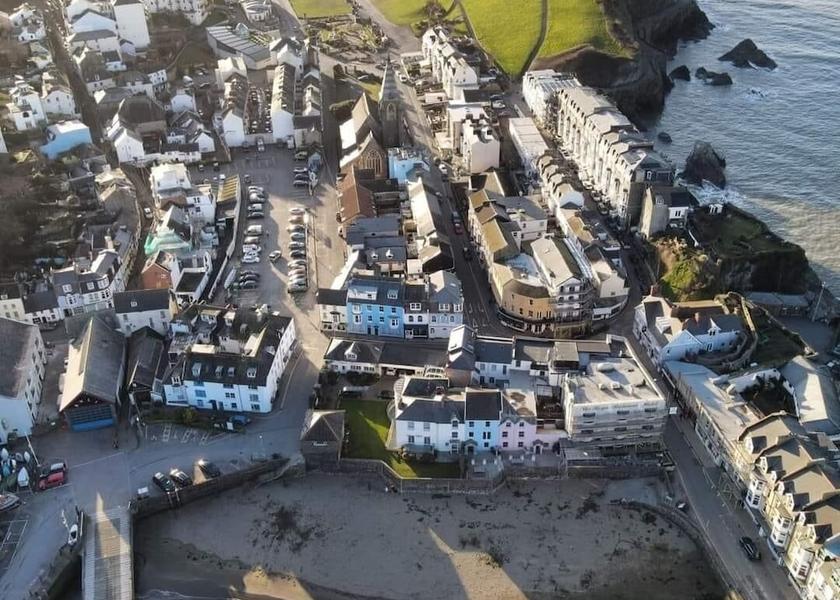 England Ilfracombe Aerial View