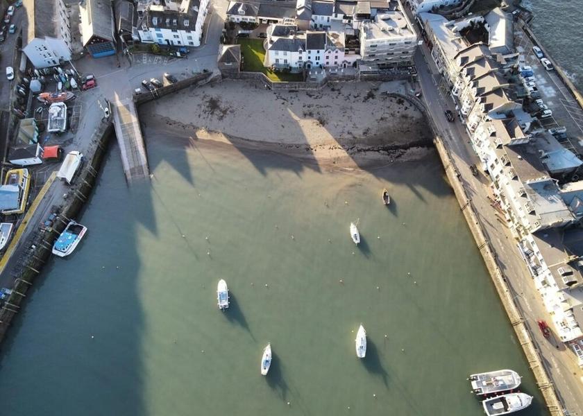 England Ilfracombe Aerial View
