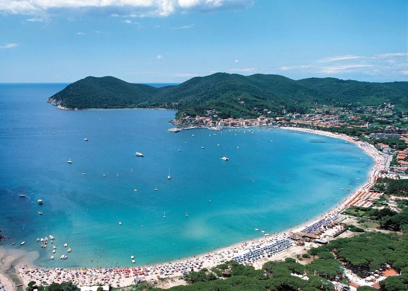 Tuscany Campo nell'Elba Aerial View