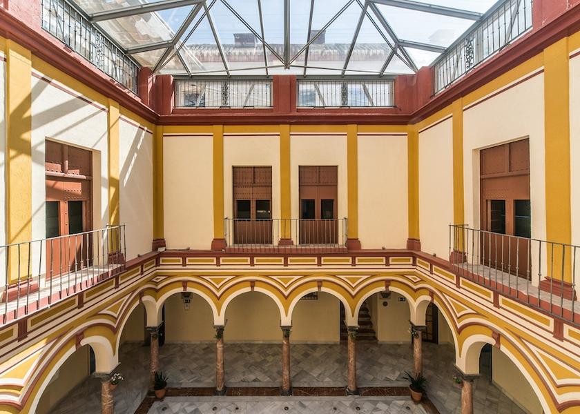 Andalusia Sanlucar de Barrameda Courtyard view