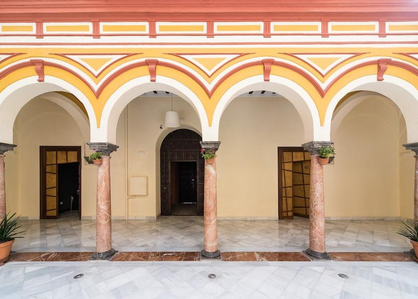 Andalusia Sanlucar de Barrameda Courtyard view