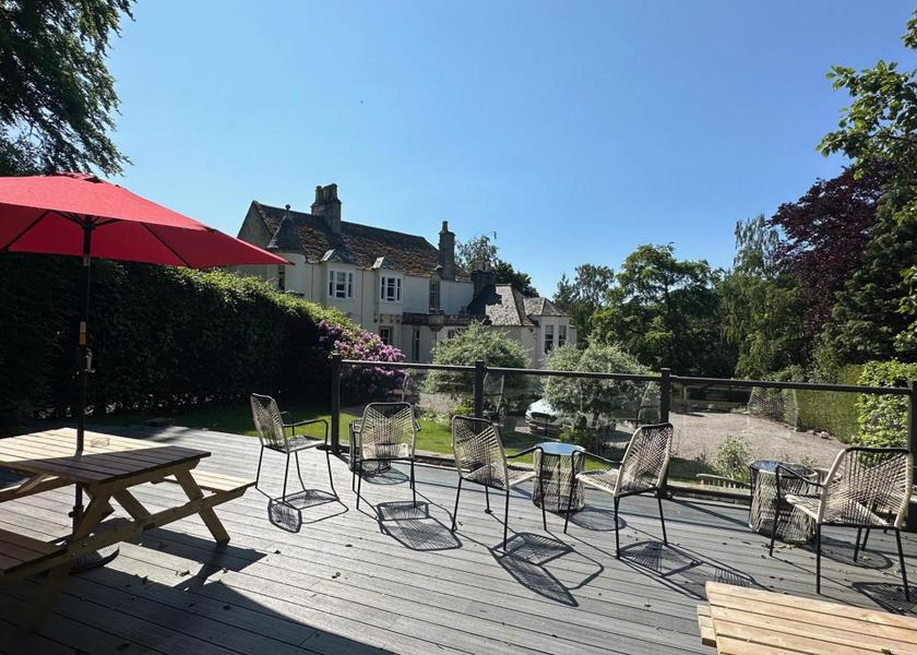 Scotland Aberlour Balcony/terrace