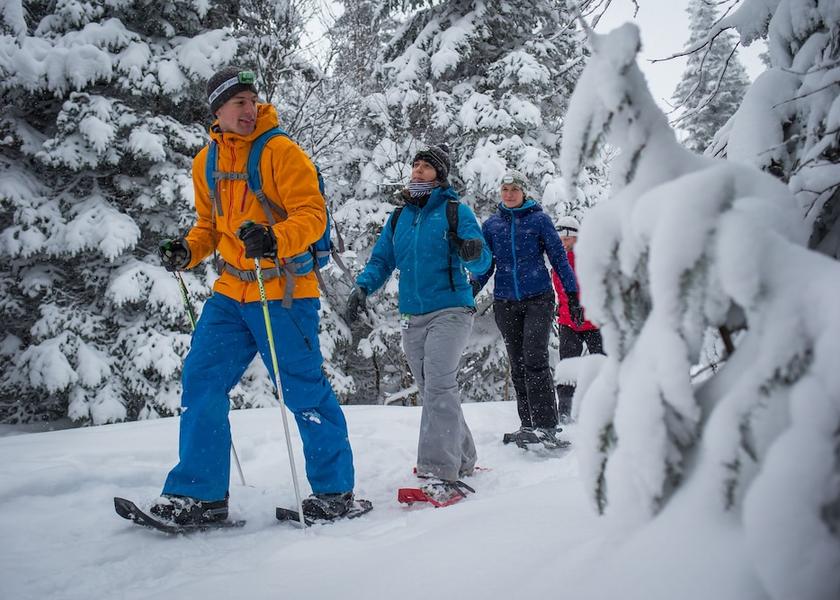 Quebec Mont-Blanc Snowshoeing
