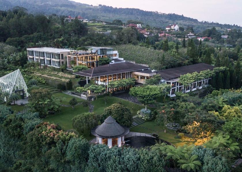 West Java Cisarua Aerial View
