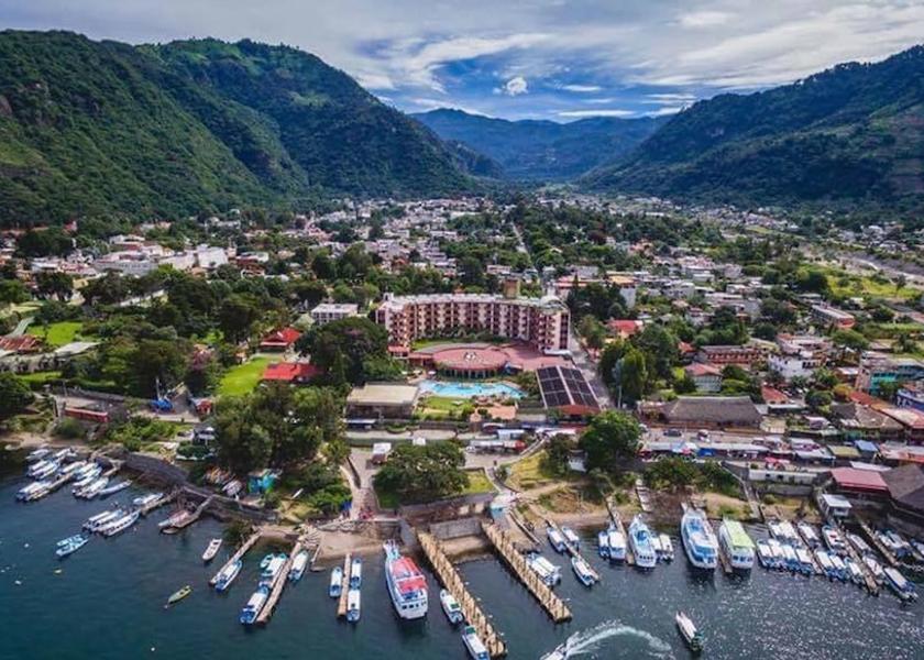 Sololá Panajachel Aerial View