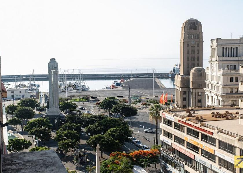 Canary Islands Santa Cruz de Tenerife Balcony view